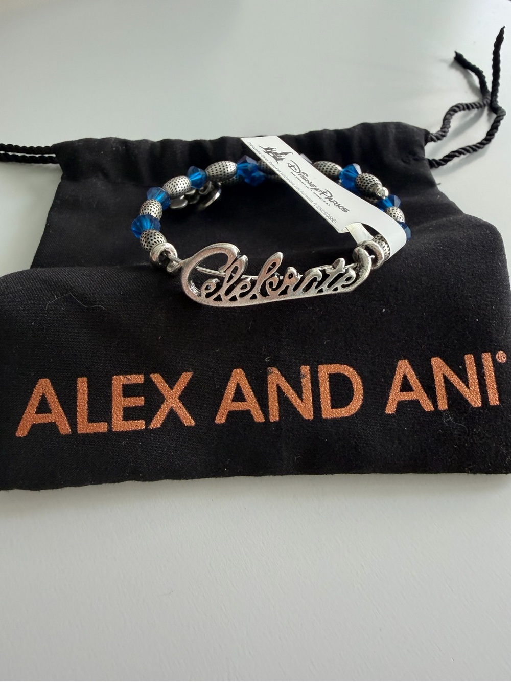New with tags Alex and Ani “Celebrate” Disneyland 60th Anniversary Bracelet